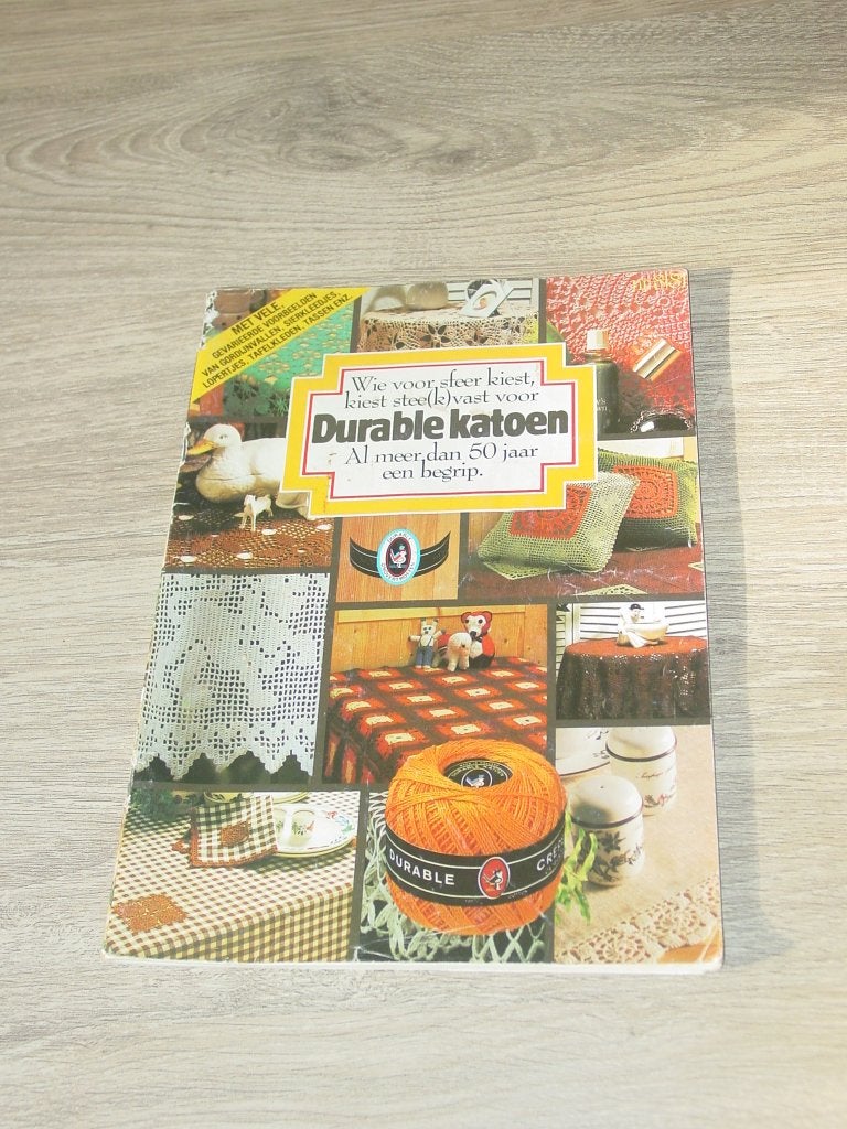 Haakboek Durable katoen nr. 8/81, Ophalen of Verzenden, Gebruikt, Haken, Patroon of Boek