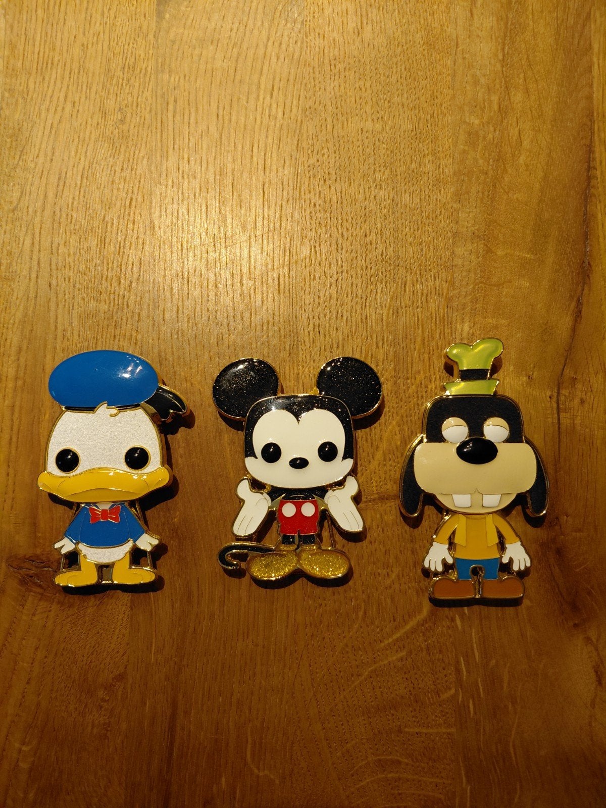 Disney Funko Pop! Pins: Mickey, Donald, Goofy, Ophalen of Verzenden, Zo goed als nieuw, Overige soorten, Beeldje of Figuurtje