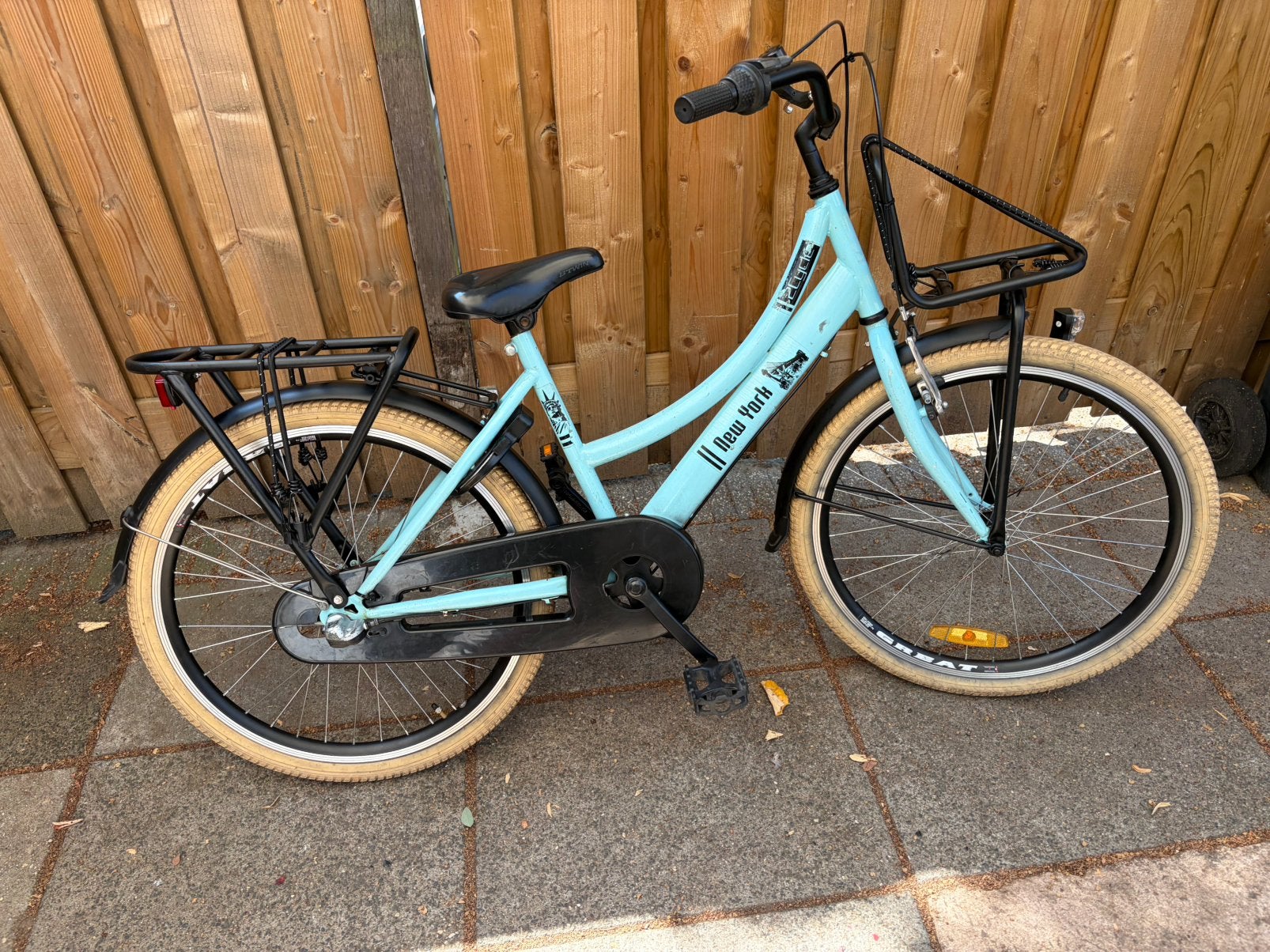 Meisjesfiets 24 inch met 3 versnellinge terugtraprem/handrem, Ophalen, Terugtraprem, Versnellingen, Gebruikt