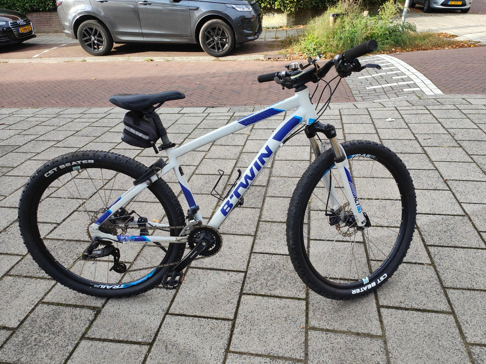B'Twin Rockrider 27.5 inch met nieuwe ketting en tandwielen, Gebruikt, Hardtail, Schijfrem, Ophalen
