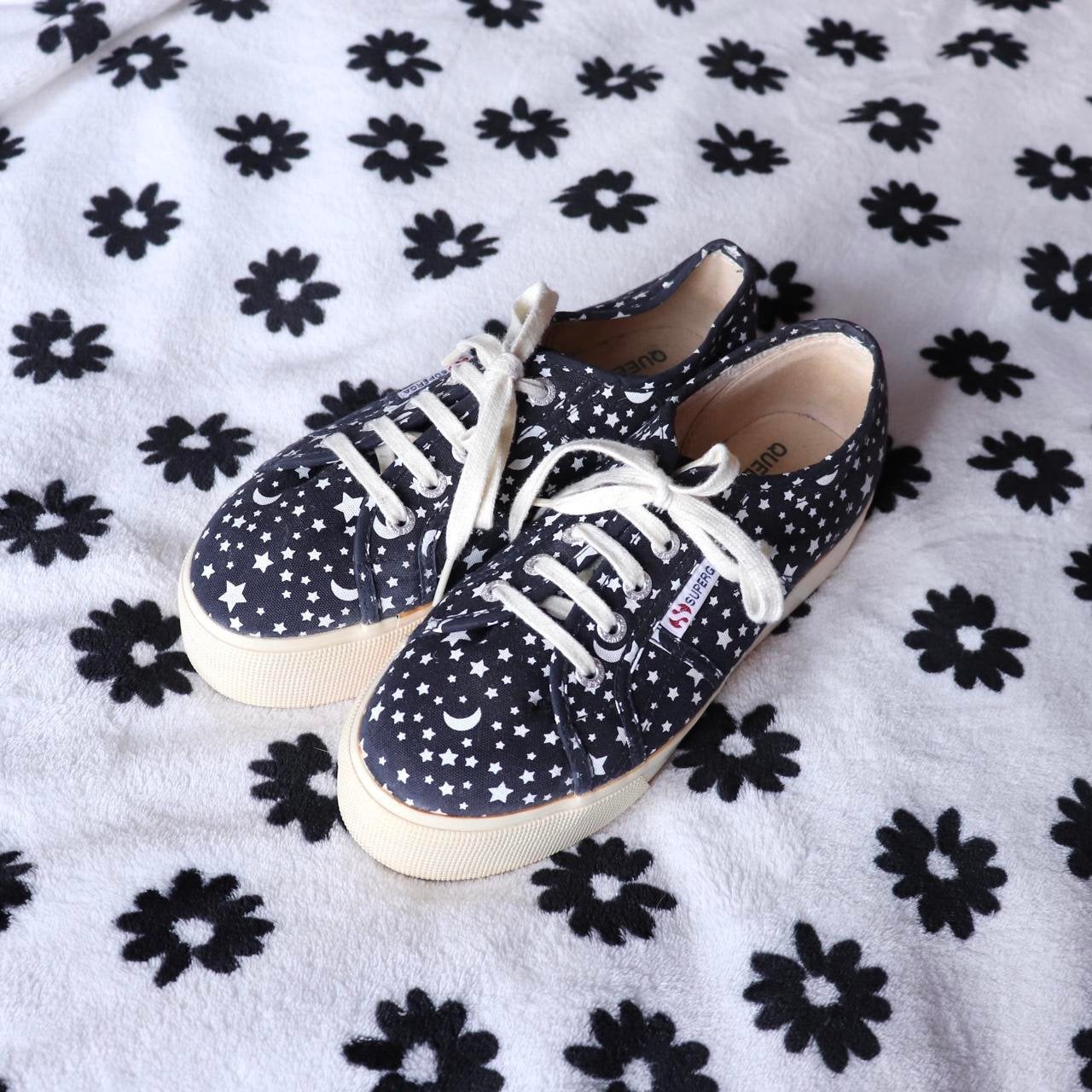 Superga sterren schoenen, Wit, Ophalen of Verzenden, Sneakers of Gympen, Zo goed als nieuw