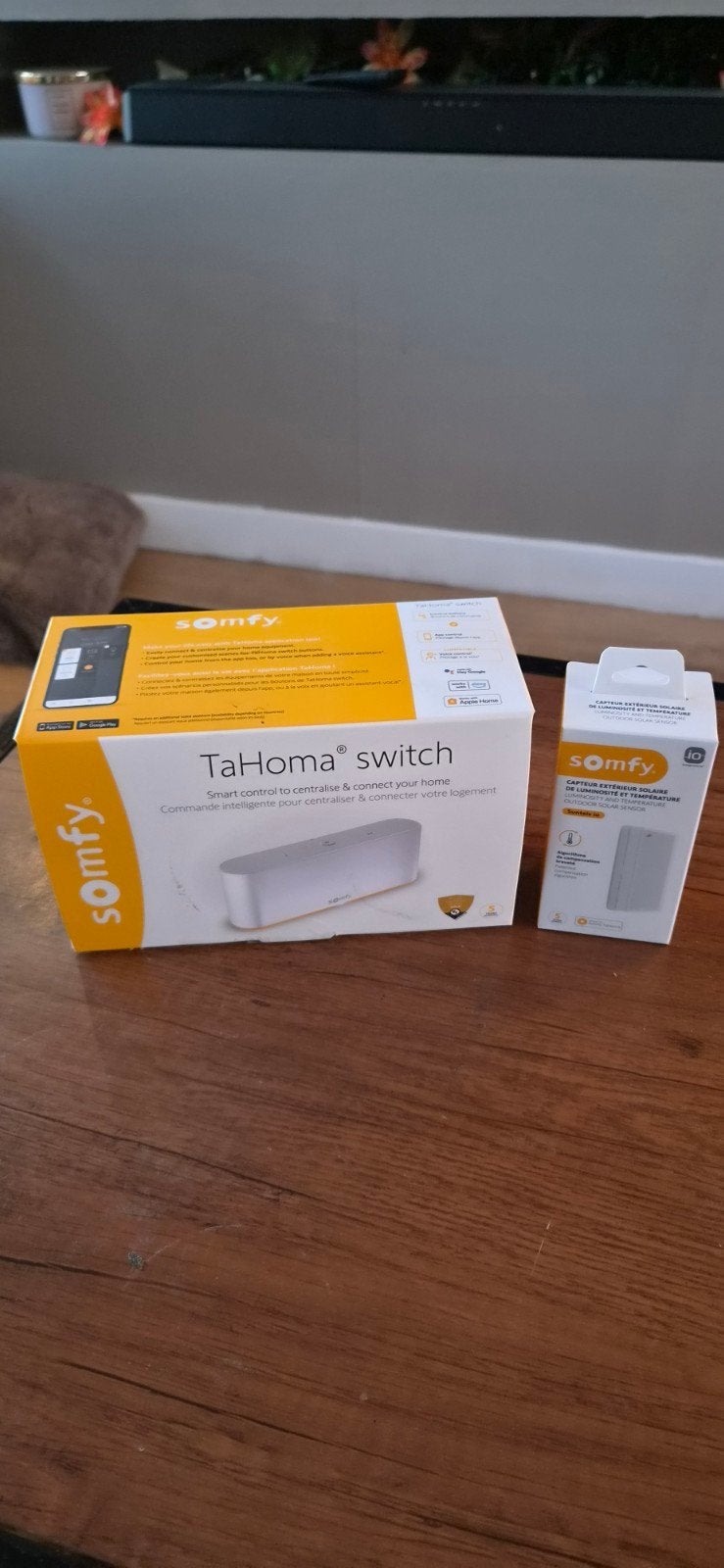 somfy tahoma switch met sunteis io, Ophalen, Nieuw, Detector, Sensor of Melder, Rook