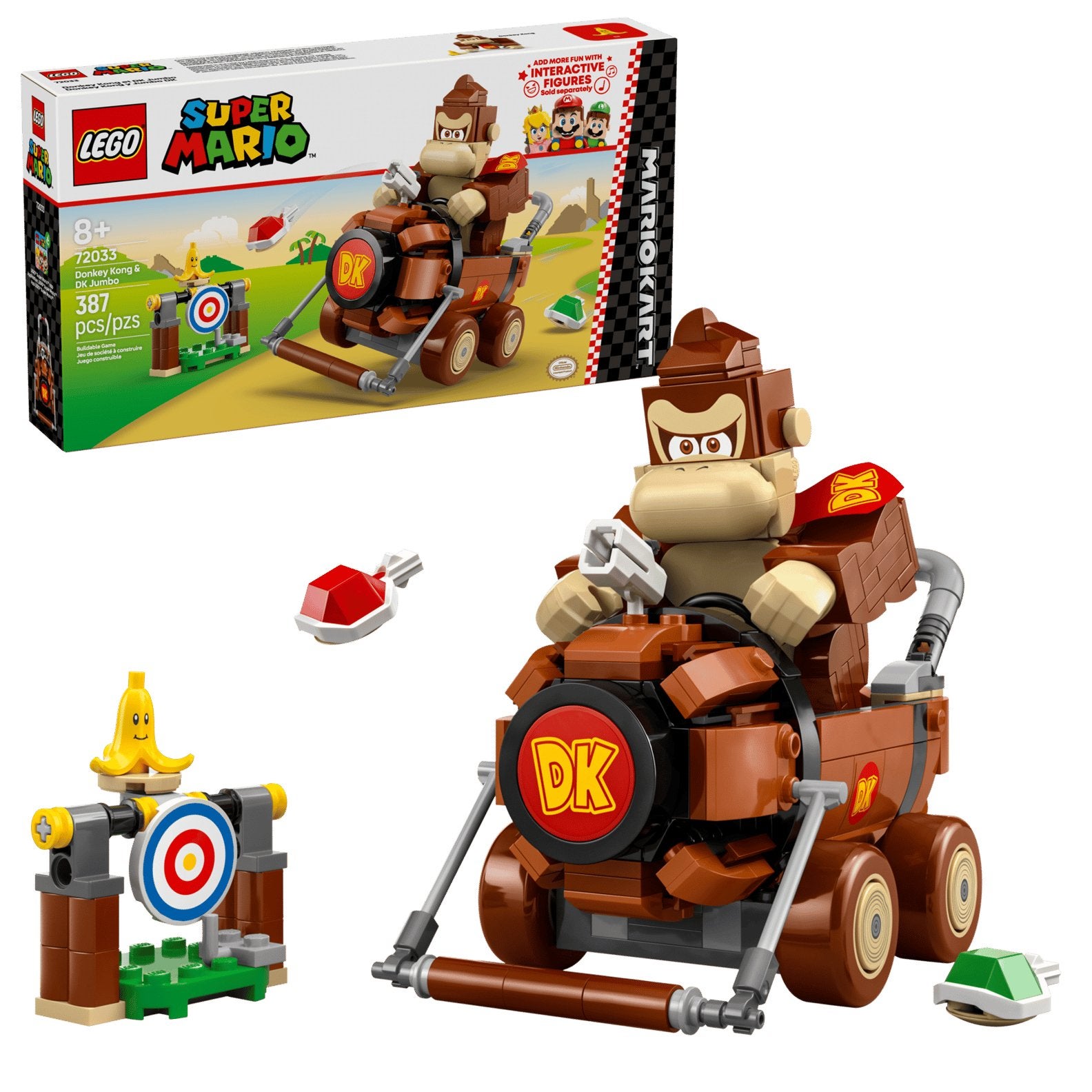 Lego 72033 Mario Kart– Donkey Kong & DK Jumbo Super Mario, Overige thema's, Lego, Nieuw, Ophalen of Verzenden