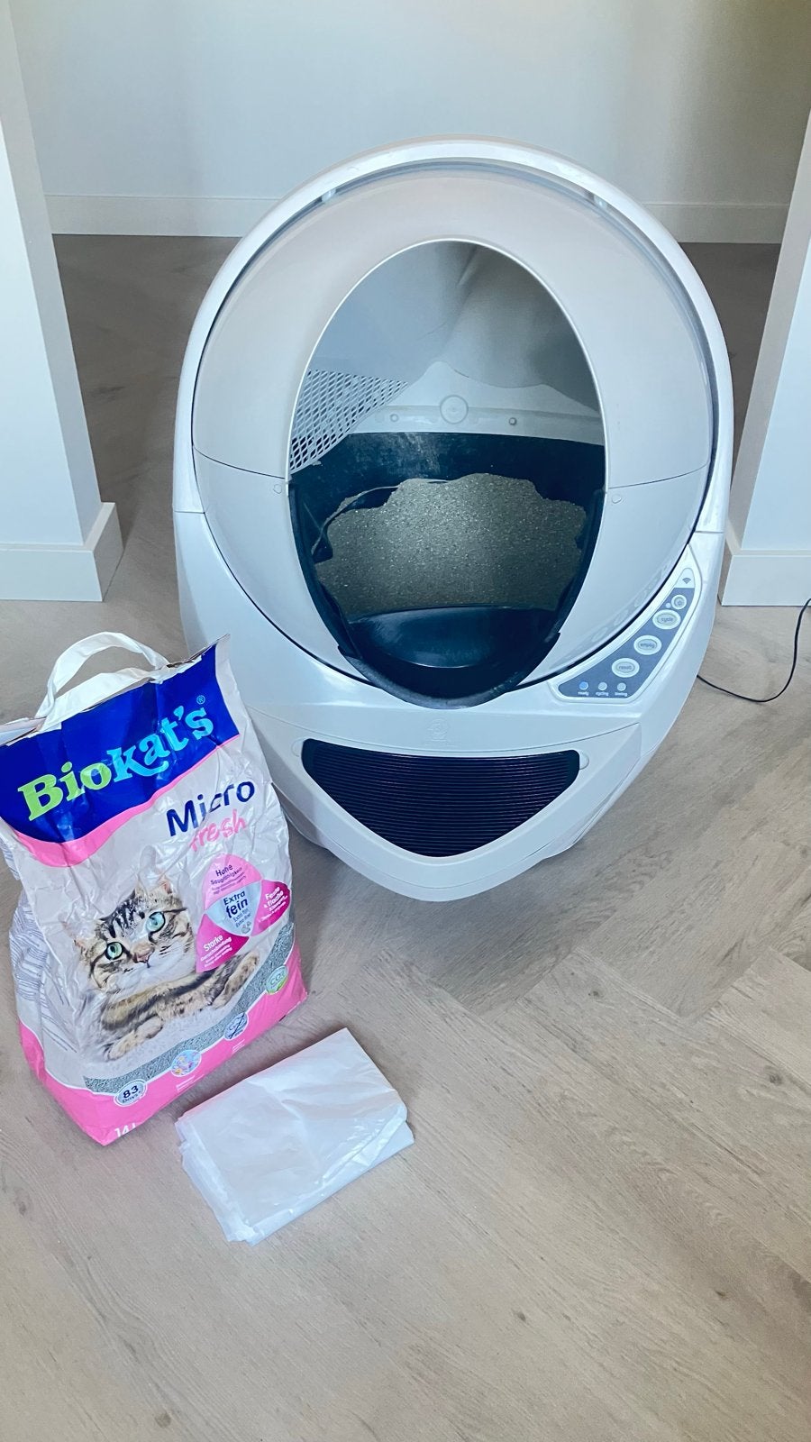 Zelfreinigende kattenbak Litter 3 met wifi, Ophalen, Zelfreinigend, Gebruikt