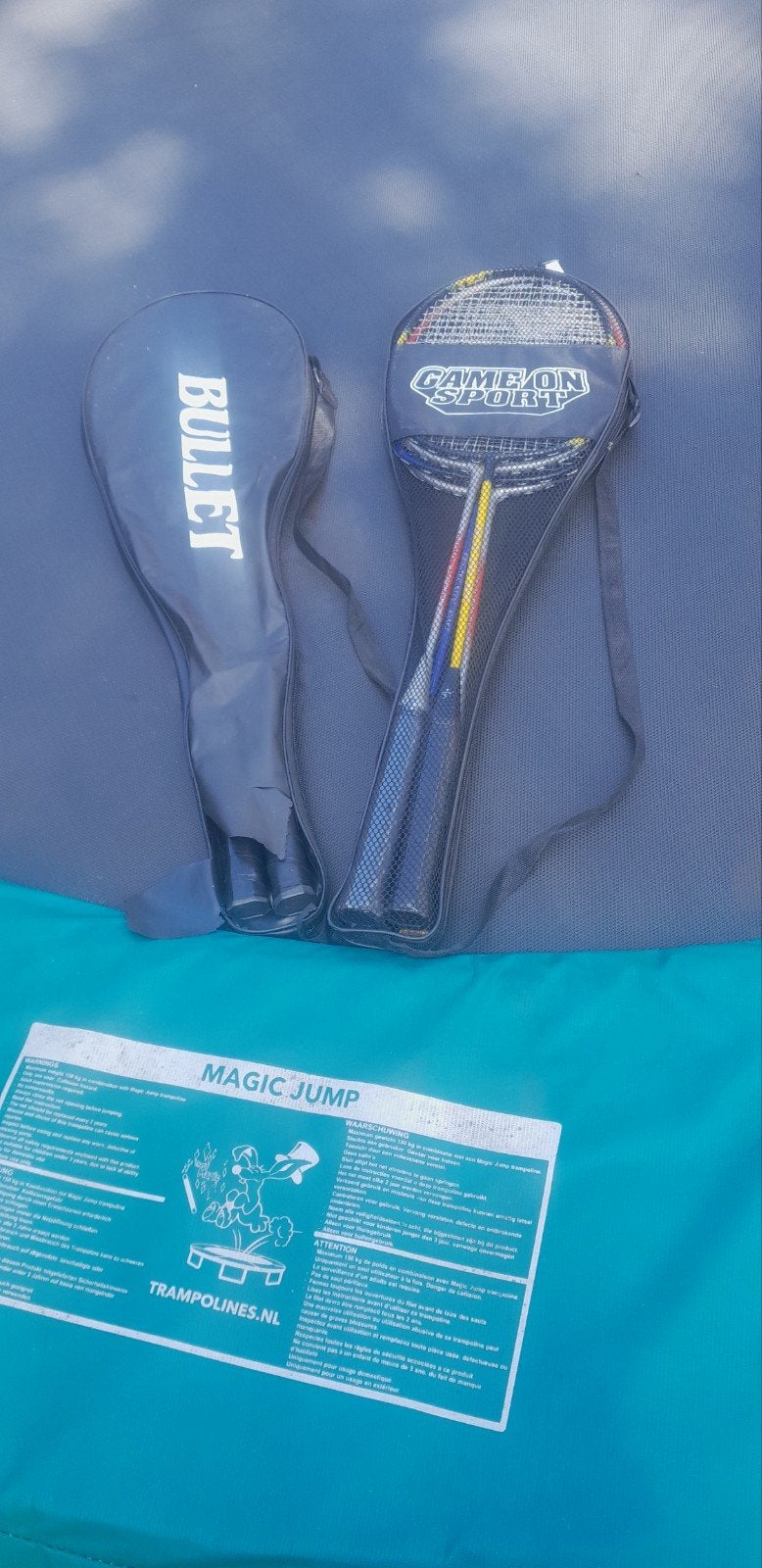 Badminton Rackets Set - Bullet & Game On Sport, Ophalen of Verzenden, Gebruikt, Racket(s)