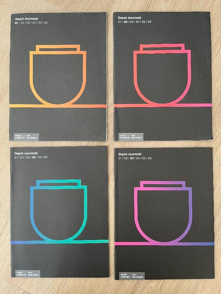 Depot Journaal - Museum Boymans - 4 edities, Ophalen of Verzenden, Zo goed als nieuw