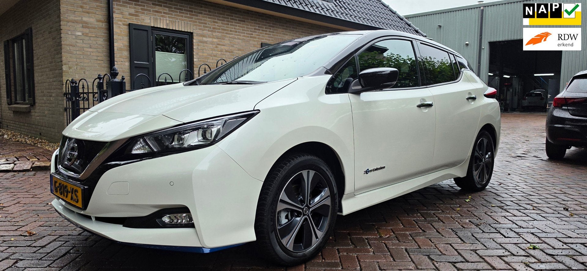 Nissan LEAF E+ Tekna 62 kWh, Gebruikt, Zwart, Wit, 62 kWh