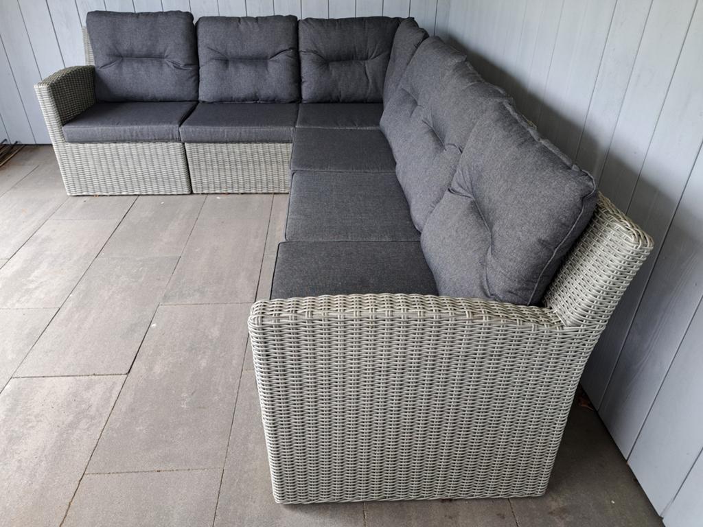 Intenso fellini lounge set Kees Smit met tafel, Tuin en Terras, Tuinsets en Loungesets, Zo goed als nieuw, Wicker, Ophalen