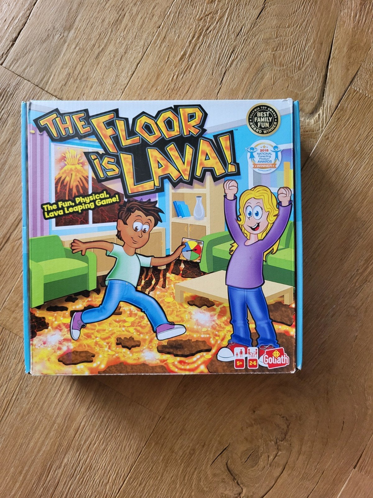The Floor is Lava! Bordspel - Goliath, Drie of vier spelers, Ophalen of Verzenden, Gebruikt, Goliath