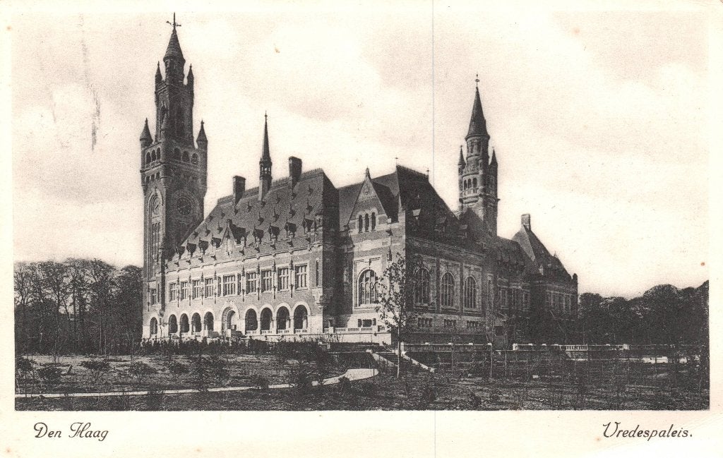 Den Haag, Vredespaleis  131592, Verzenden, Voor 1920, Ongelopen, Zuid-Holland