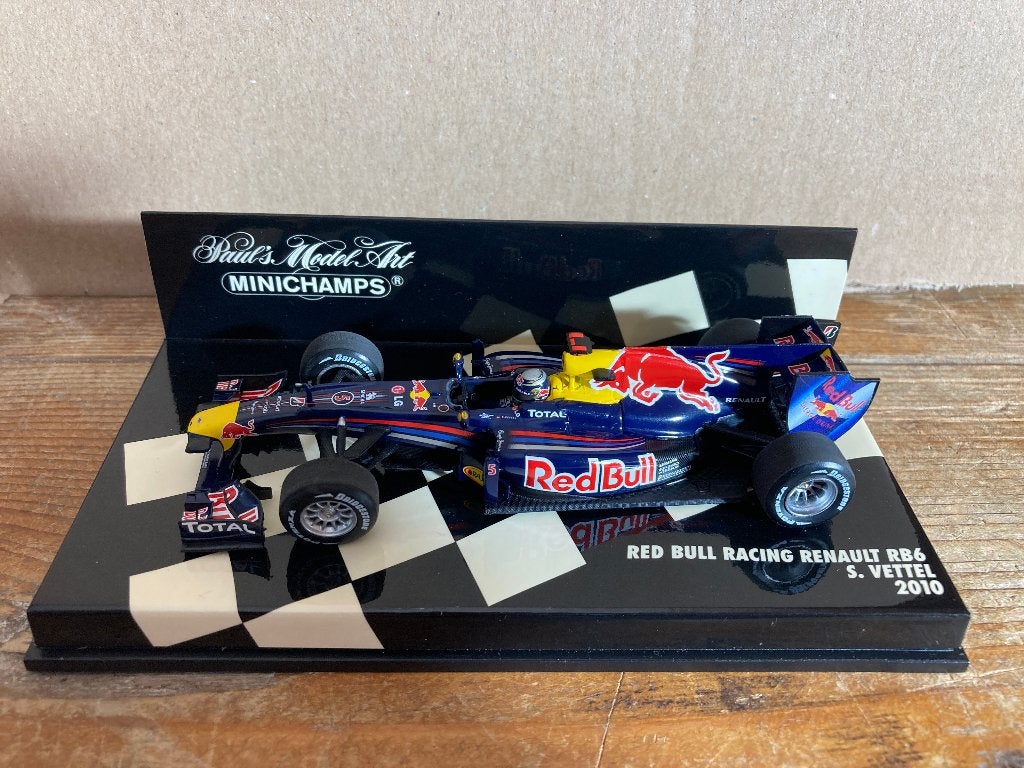 Sebastian Vettel 1:43 2010 Red Bull RB6 World Champion, Ophalen of Verzenden, Nieuw, Formule 1