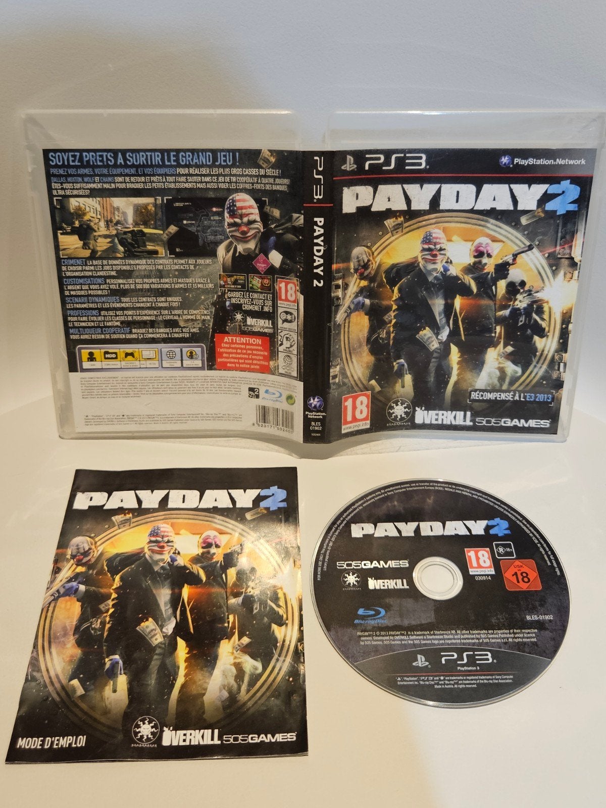 Payday 2 PS3, 1 speler, Ophalen of Verzenden, Zo goed als nieuw, Vanaf 18 jaar