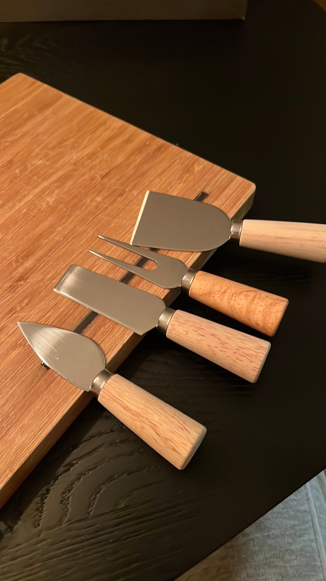 Handige kaasplank met toebehoren op magneetstrip, Ophalen, Gebruikt, Overige typen, Overige stijlen
