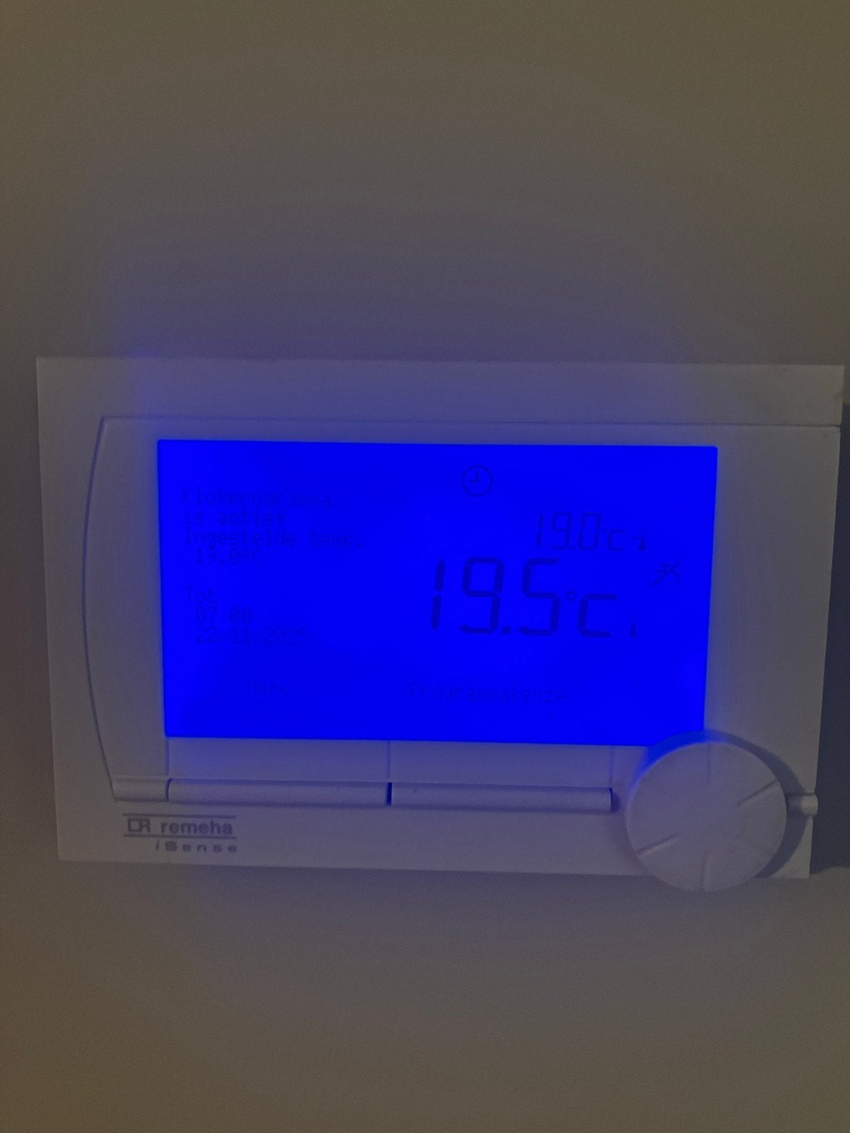 Remeha Calenta CV-ketel met iSense thermostaat, Doe-het-zelf en Verbouw, Thermostaten, Gebruikt, Slimme thermostaat, Ophalen