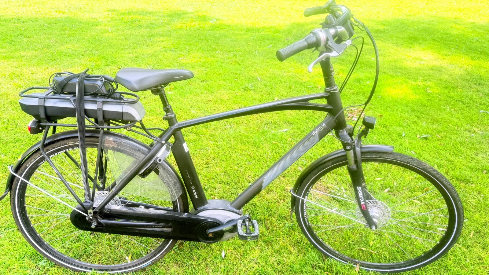 Nette goede herenfiets E-bike DutchID Tour 54cm 8 speed, Gebruikt, Versnellingen, Ophalen, Overige merken