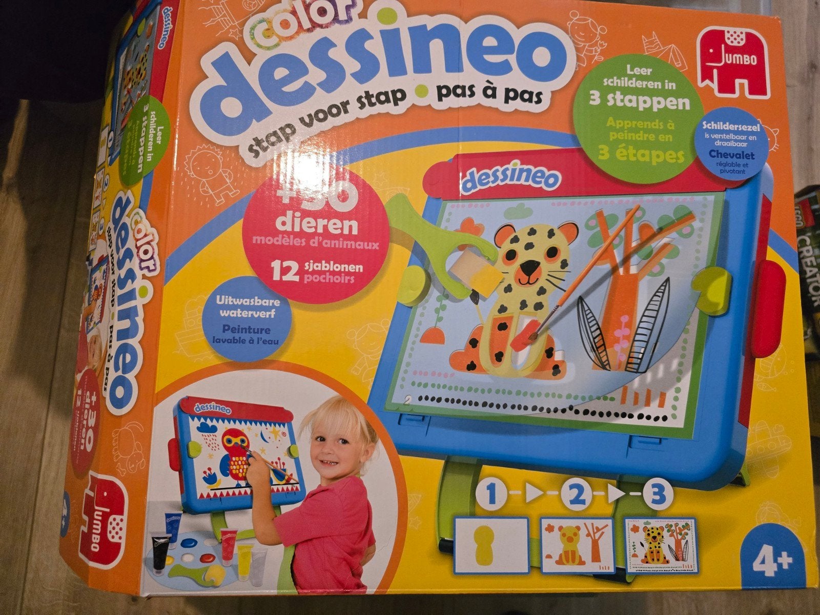 Jumbo Dessineo Tekenbord - Stap voor Stap schilderen, Ophalen of Verzenden, Gebruikt, Knutselen