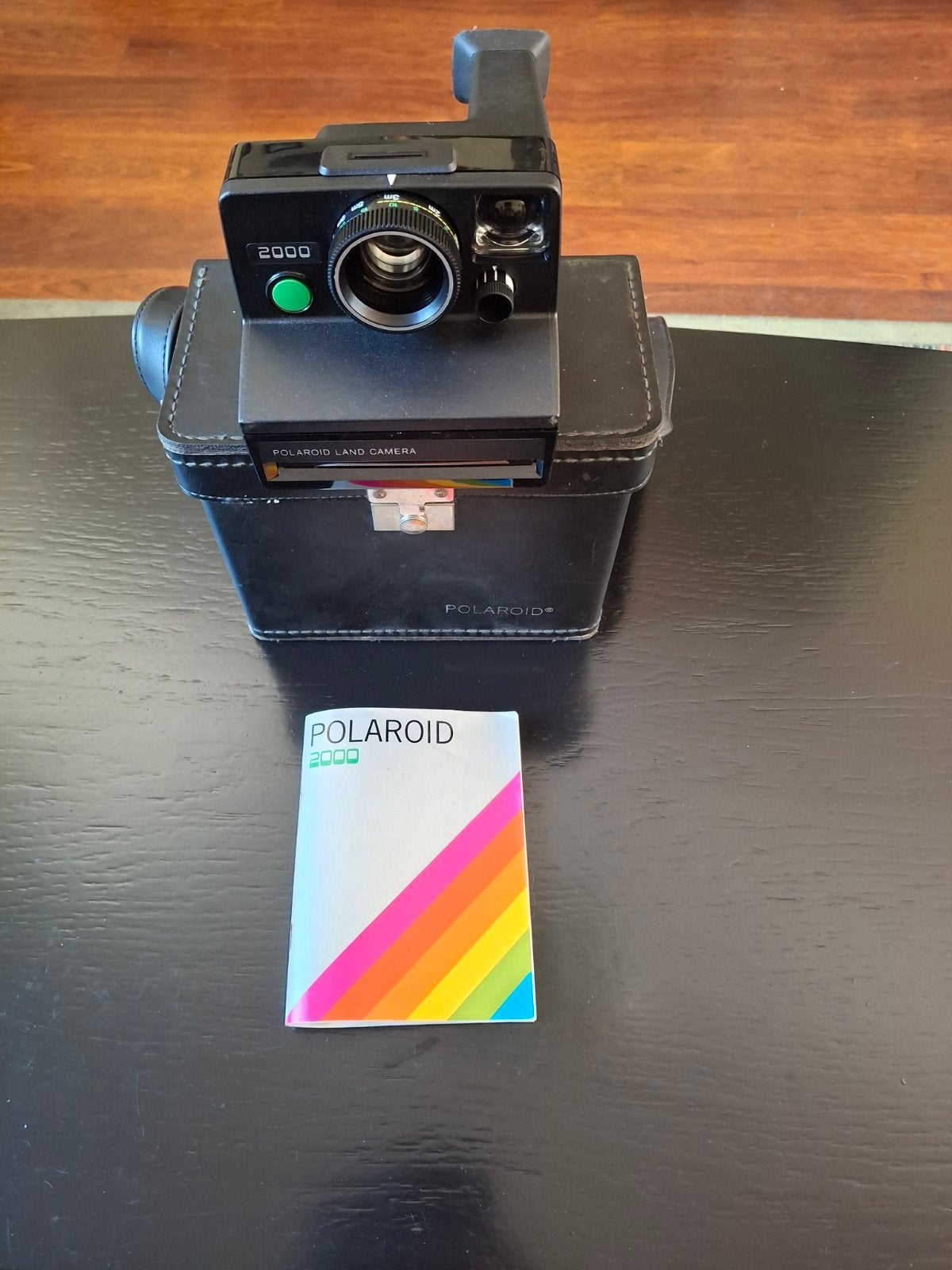 Polaroid Land Camera 2000 met hoes en handleiding, Ophalen of Verzenden, Gebruikt, Polaroid, Polaroid