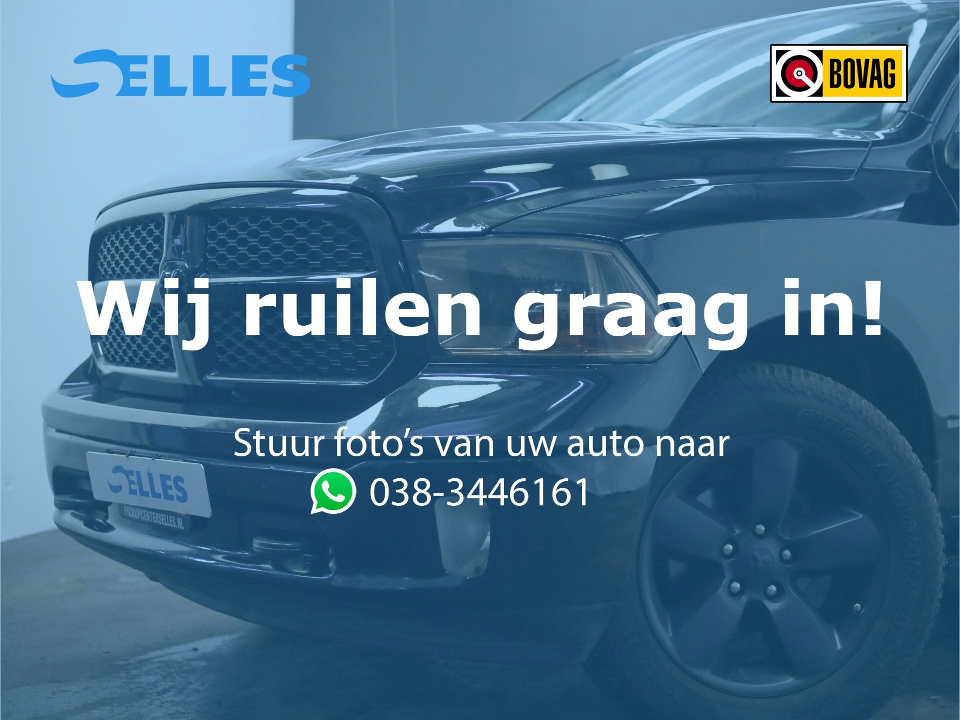 Dodge Ram 1500 3.6 V6 Crew Cab 5'7 | LPG | Schuif-/kantel da, Auto's, Stof, Gebruikt, Zwart, Origineel Nederlands
