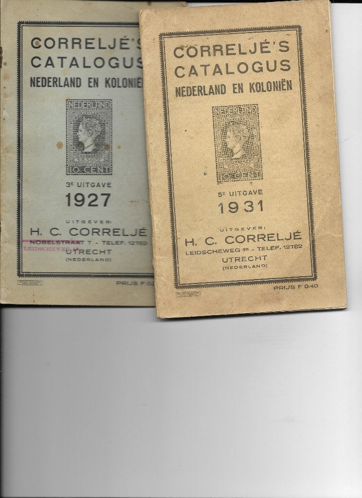 Correlje's catalogus, Verzenden, Gebruikt