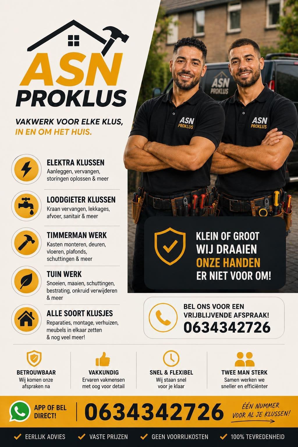 Elekra en kluswerk, Ophalen of Verzenden