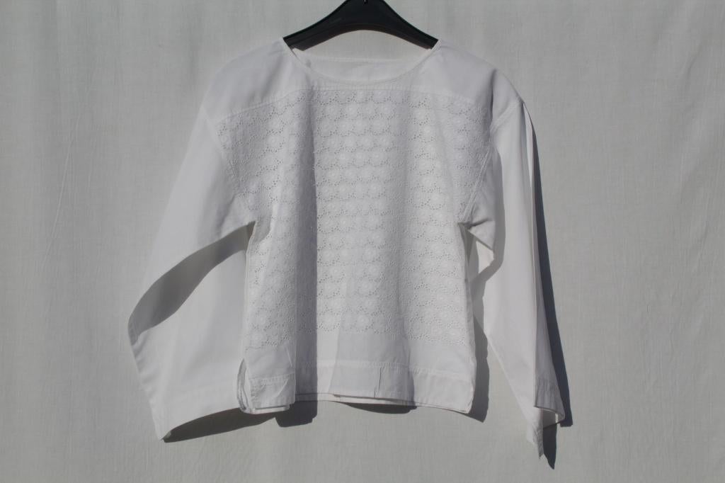 Gave witte hippie blouse. Mt Xs. Toffe mouwen, Kleding | Dames, Carnavalskleding en Feestkleding, ., Ophalen of Verzenden, Zo goed als nieuw