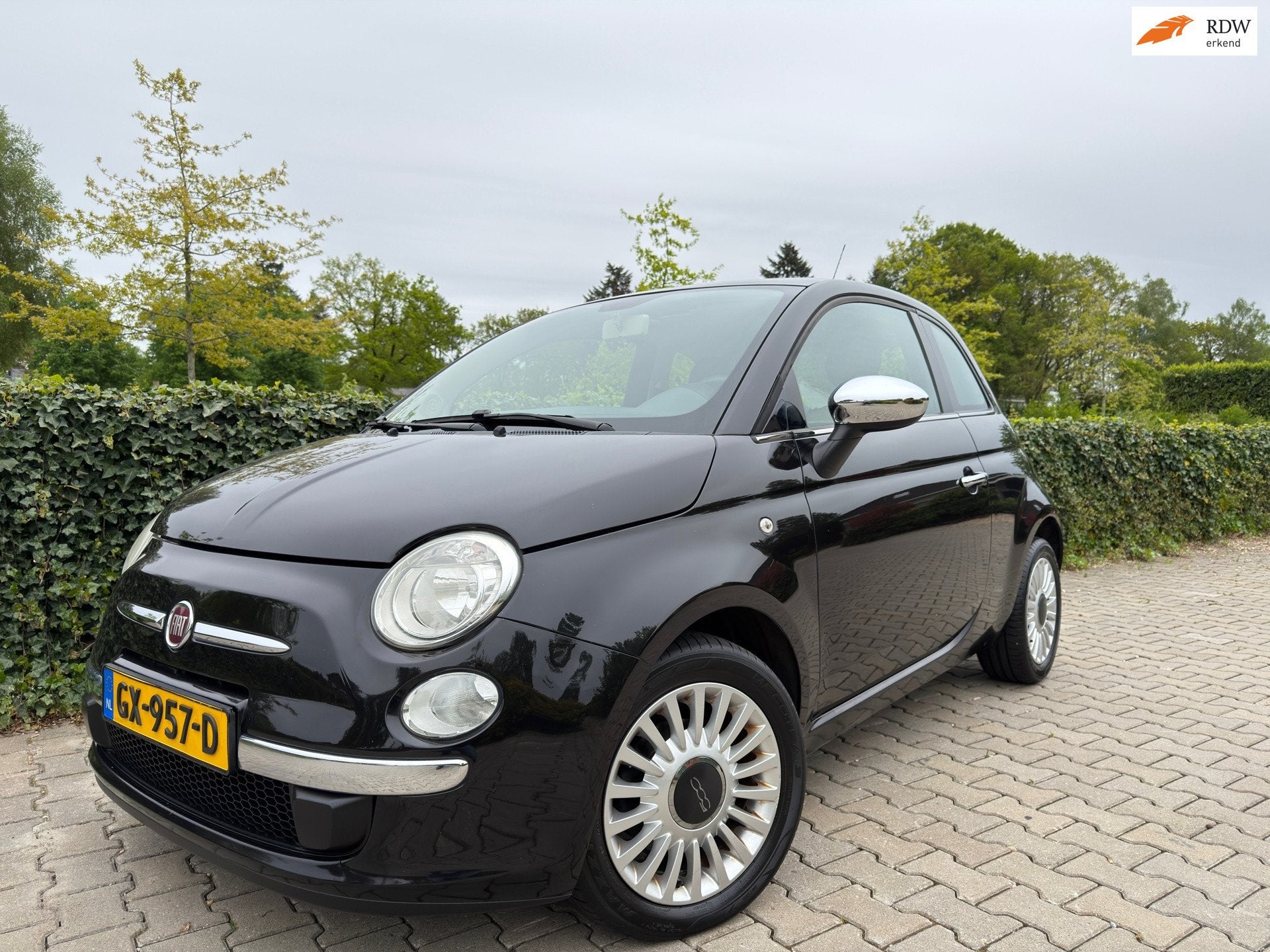 Fiat 500 1.2 Lounge , Airco / Panodak / City / Windows / Ele, Euro 5, Stof, Gebruikt, 4 cilinders