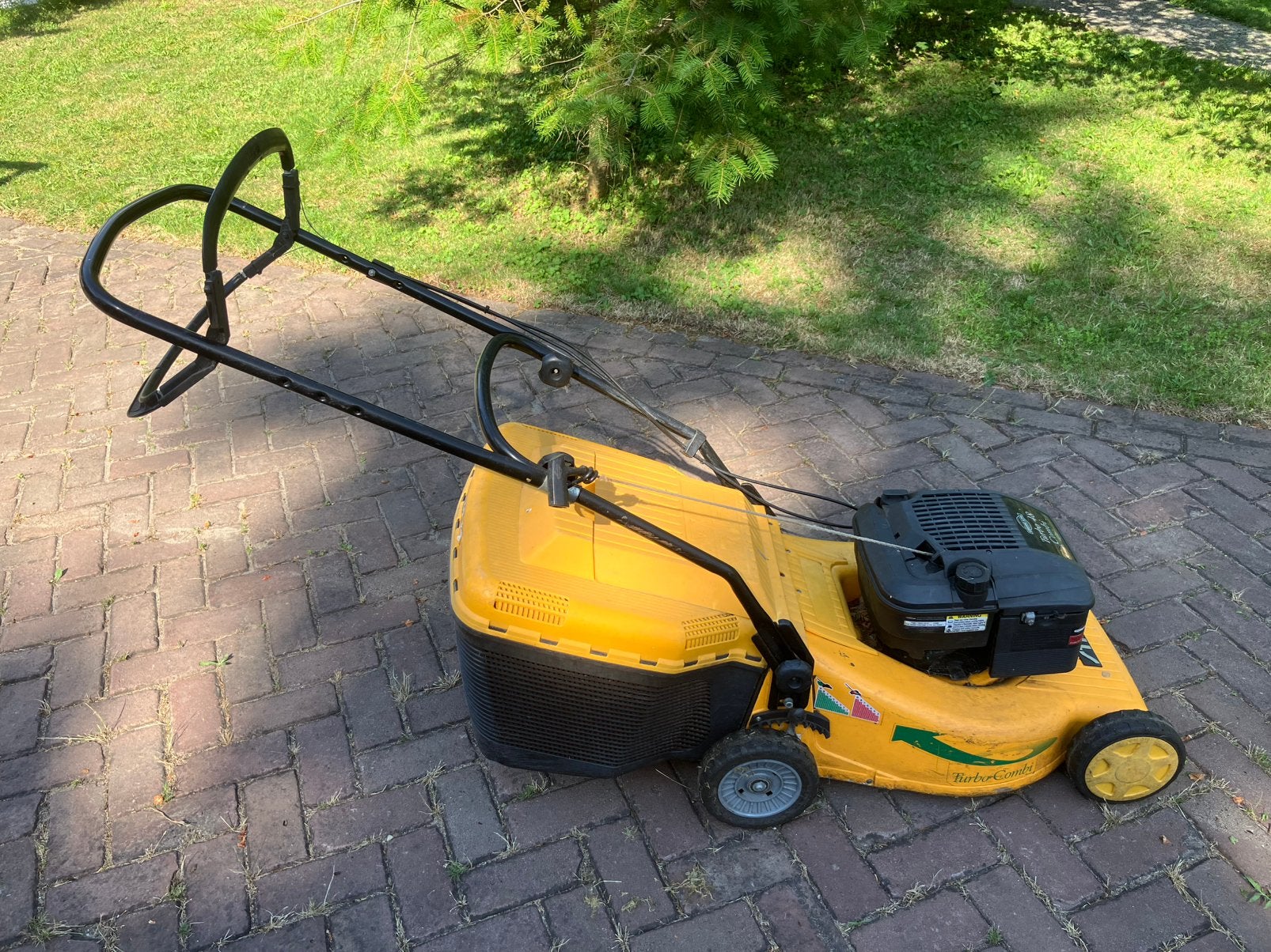 Stiga benzinemaaier, Tuin en Terras, Grasmaaiers, Ophalen, Cirkelmaaier, Gebruikt, Opvangbak