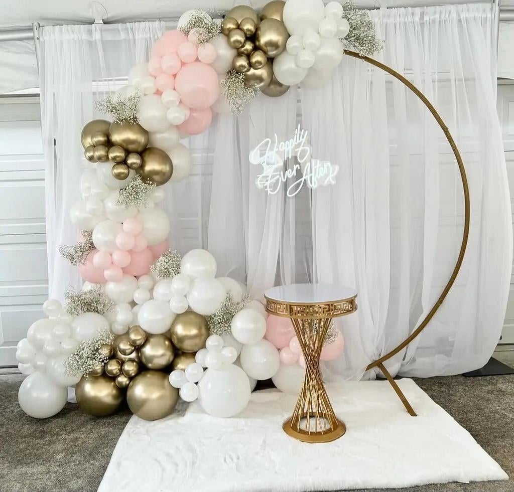 Metalen boog , Feest  backdrop TE HUUR 15,- EURO, Ophalen, Zo goed als nieuw, Abraham of Sarah