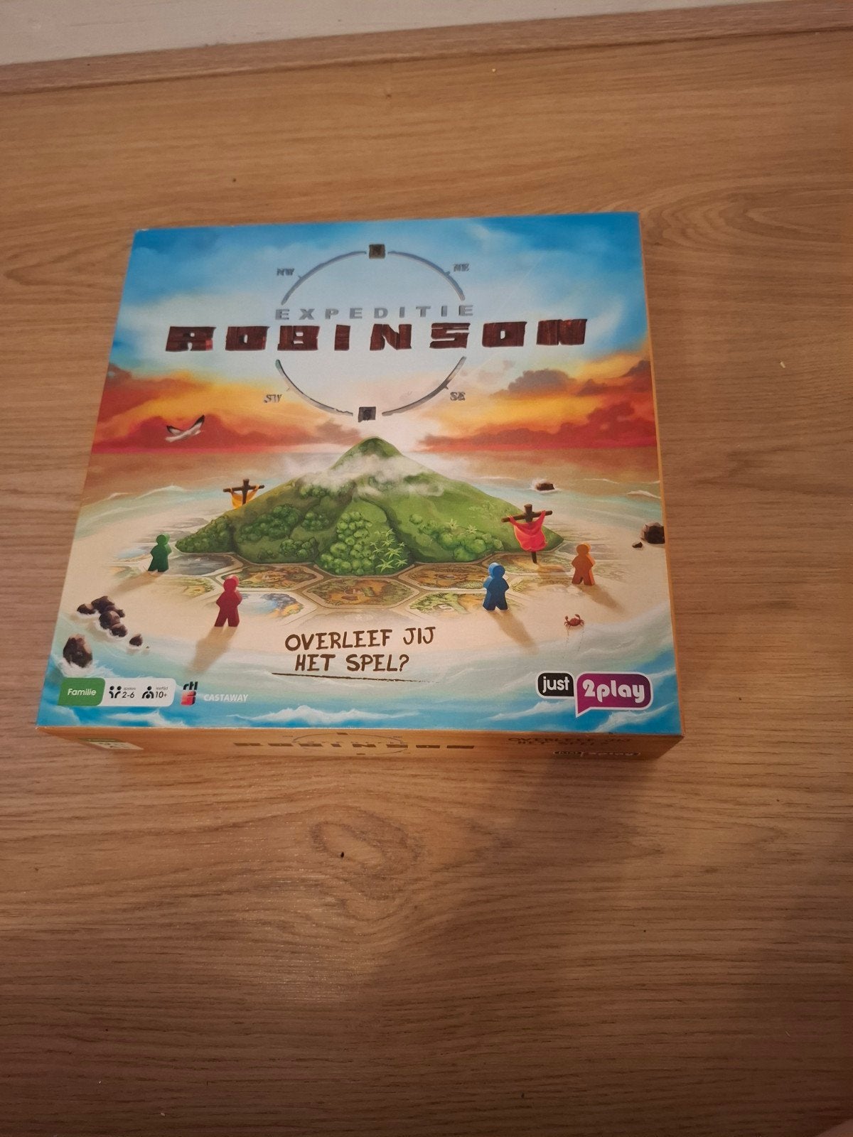 Expeditie Robinson Bordspel - Overleef jij het spel?, Vijf spelers of meer, Ophalen of Verzenden, Zo goed als nieuw, Just Games / 2Play