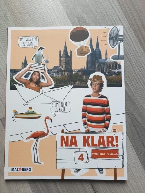 DUITS, Na Klar! 4, VMBO-KGT, Textbuch, A.G.M. Jacobs - NIEUW, VMBO, Duits, Malmberg, Nieuw