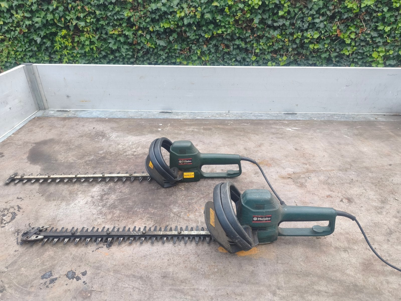 2x Metabo HS8165 heggenschaar, Ophalen, Gebruikt, Elektrisch, Metabo