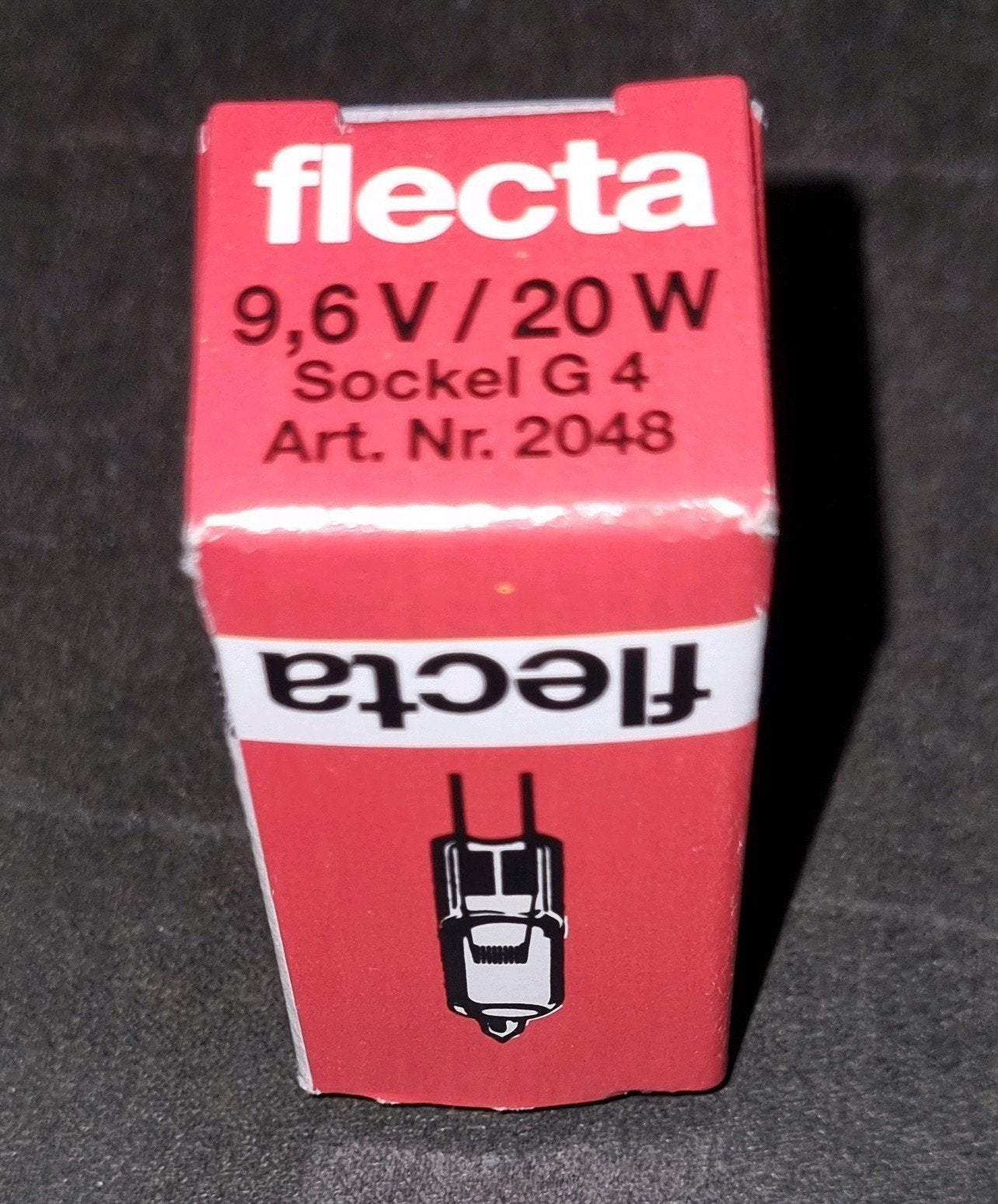 Flecta Halogeenlampje G4 - 9,6V 20W Microscoop/Projector., Ophalen of Verzenden, Nieuw