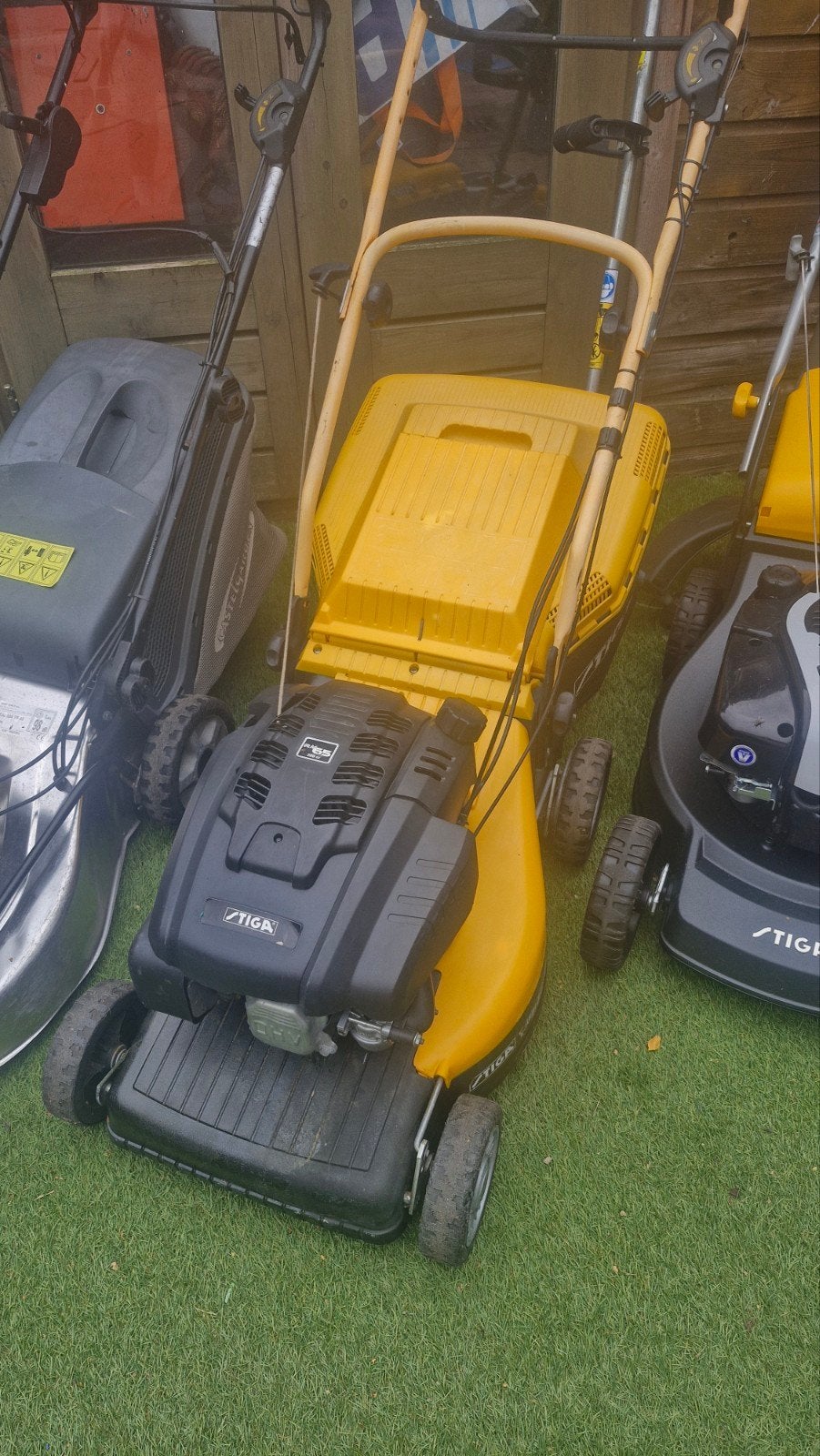 Stiga motormaaier met aandrijving 50 cm, Tuin en Terras, Grasmaaiers, Gebruikt, 50 cm of meer, Ophalen