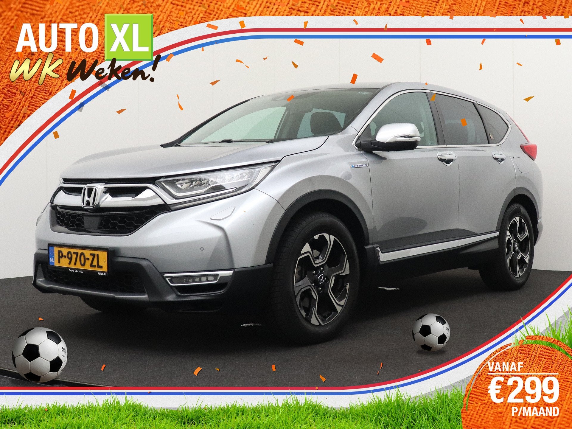Honda CR-V 2.0 330 PK Hybrid Camera Carplay Stoelverw. Adap., 145 pk, Stof, Gebruikt, 4 cilinders