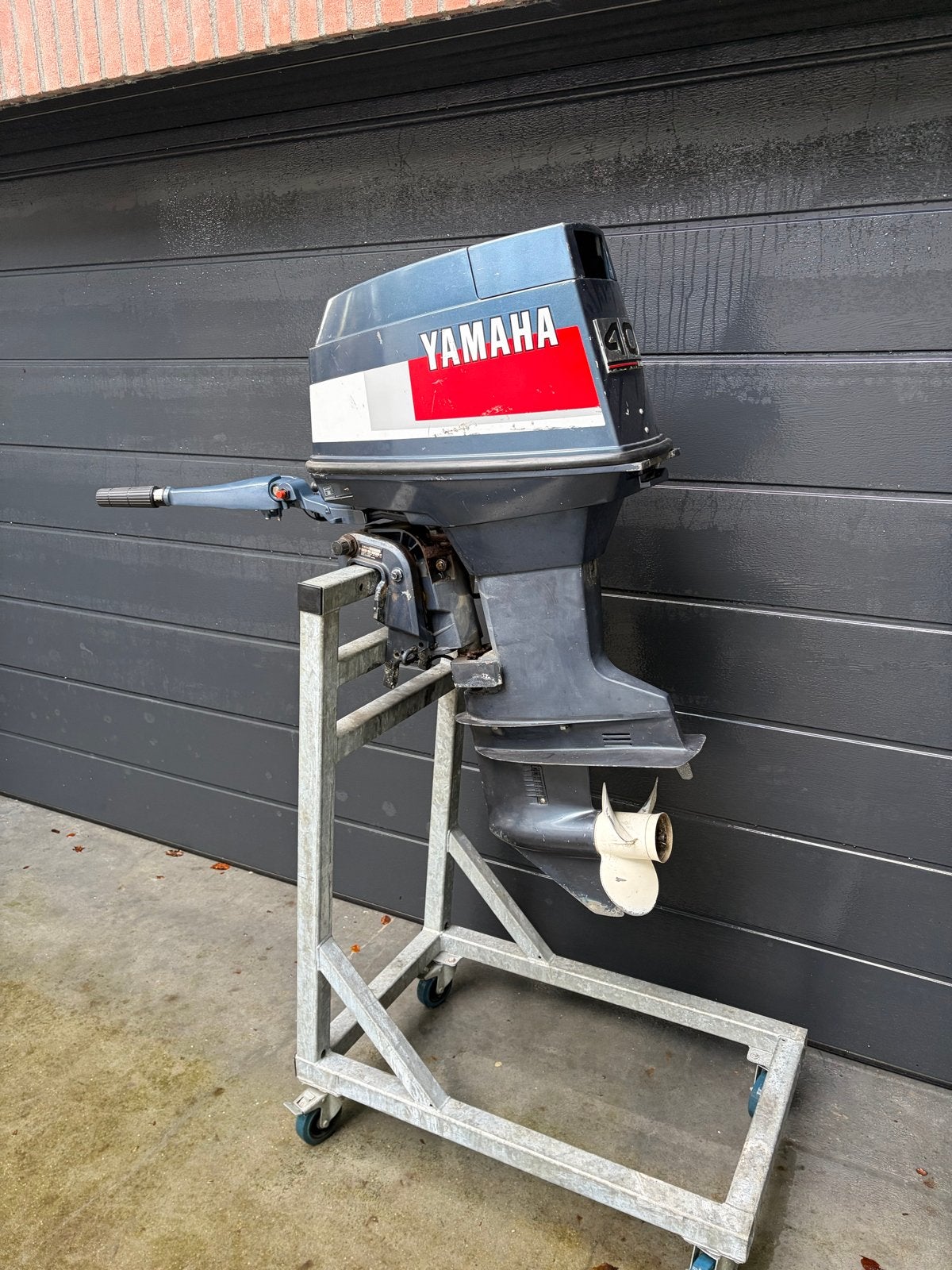 Yamaha 40 pk 2-takt buitenboordmotor met enduro knuppel, Gebruikt, Ophalen of Verzenden, 30 pk of meer, Buitenboordmotor