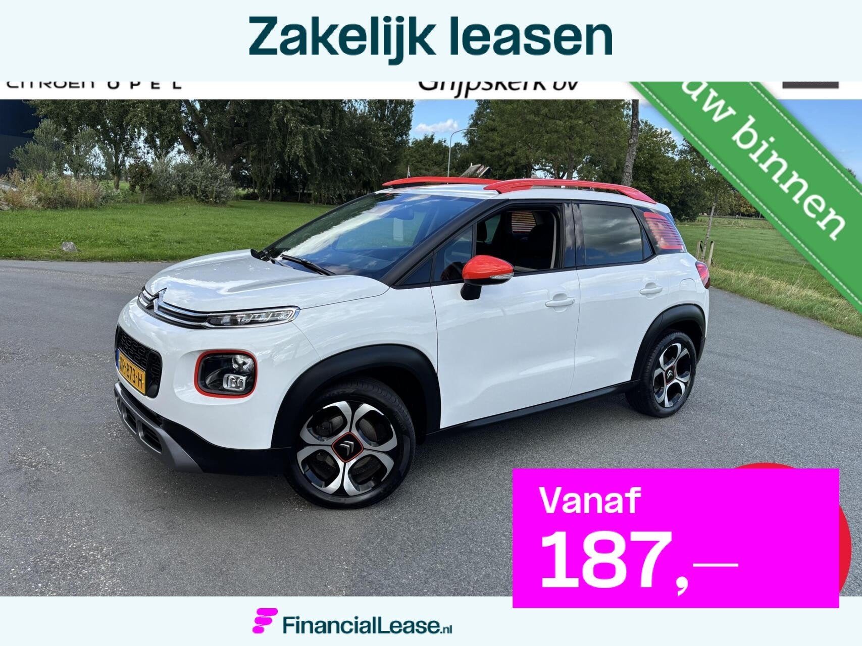 Citroen C3 Aircross 110PK Shine, Voorwielaandrijving, Dealer onderhouden, 840 kg, 1199 cc