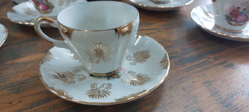 porseleinen servies. Krone porzellan, Overige merken, Klassiek, Ophalen of Verzenden, Zo goed als nieuw