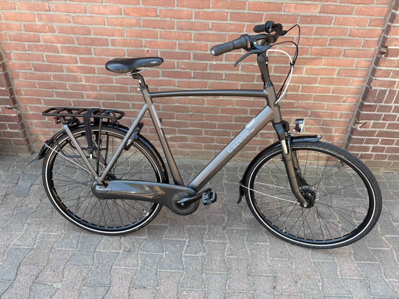 Zeer mooie & goeie Gazelle Orange C7+ herenfiets 65cm 7v, Ophalen, Gebruikt, Versnellingen, 65 cm of meer