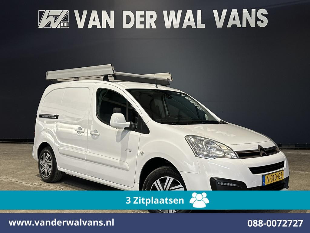 Citroën Berlingo 1.6 BlueHDI L1H1 Euro6 Airco | 3-Zits | Ap, Auto's, Bestelauto's, Voorwielaandrijving, Euro 6, 4 cilinders, Citroën