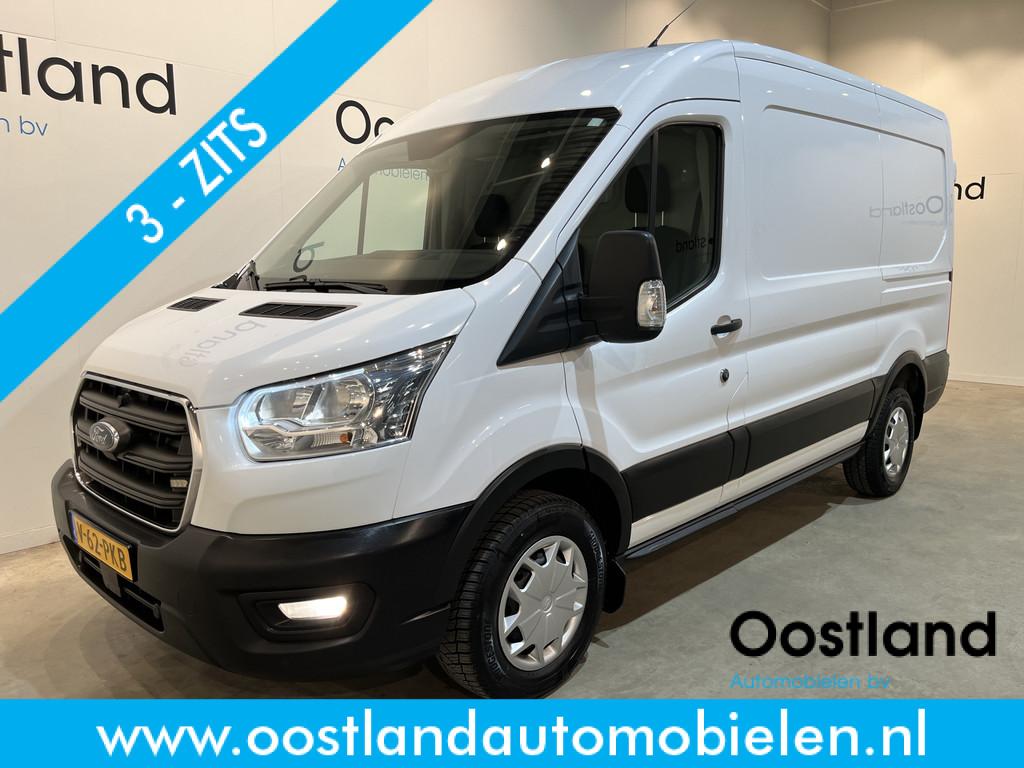 Ford Transit 350 2.0 TDCI L2H2 Trend 170 PK / Euro 6 / Airco, Voorwielaandrijving, 4 cilinders, Met garantie (alle), Wit