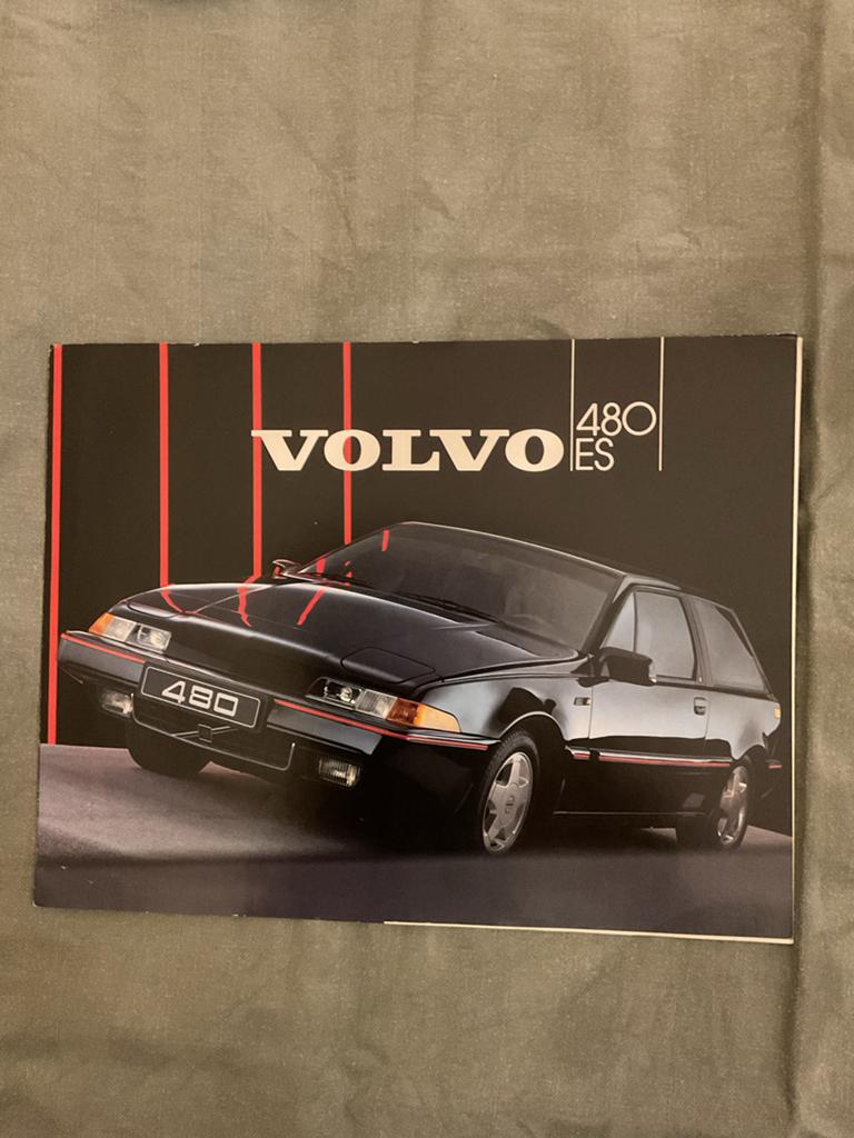 Volvo 480 ES brochure - Nieuwstaat, Ophalen of Verzenden, Zo goed als nieuw, Volvo
