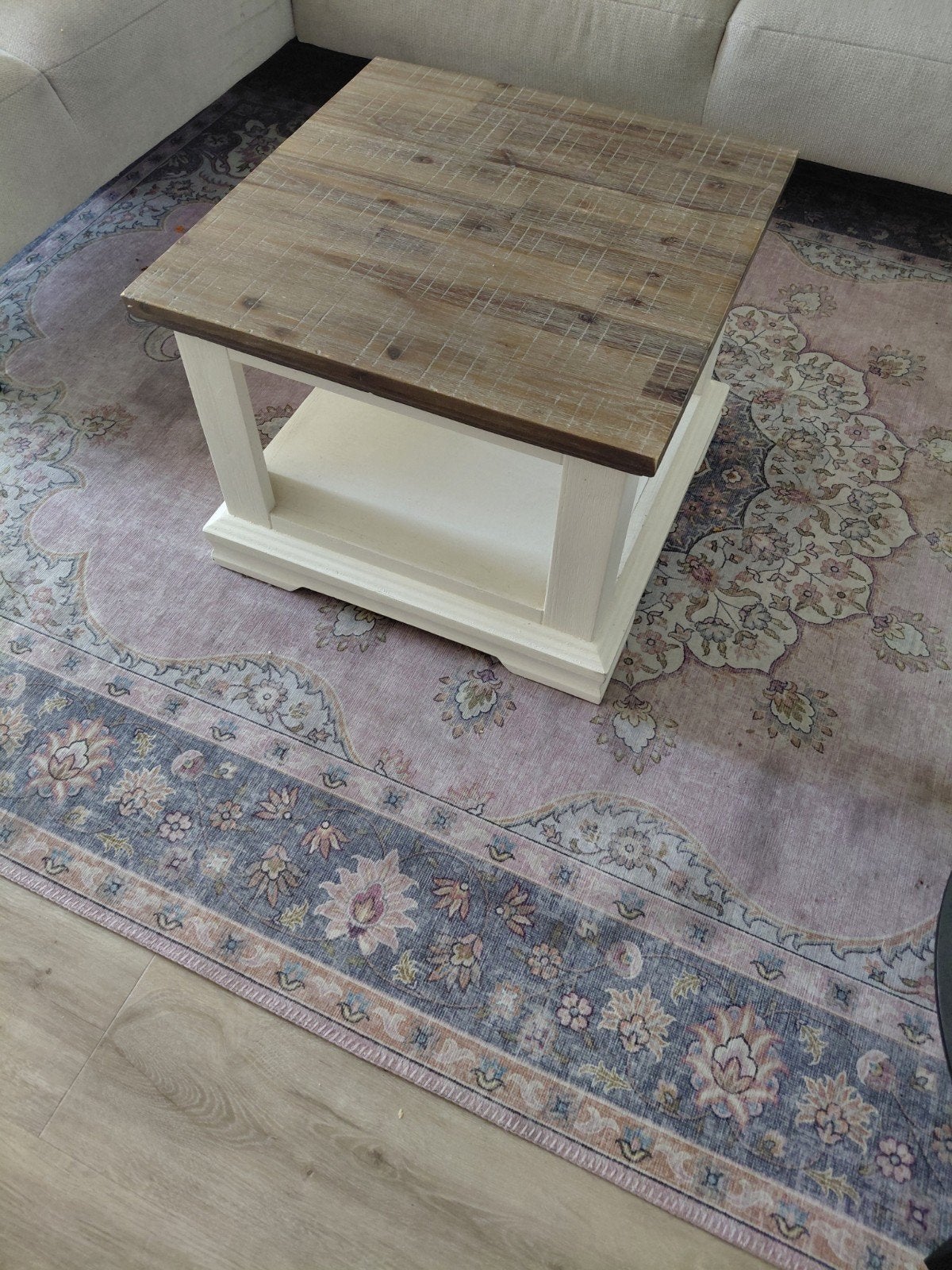 Salontafel 60x60cm - Landelijke stijl haco wonen, Ophalen, Gebruikt, 50 tot 100 cm, Vierkant