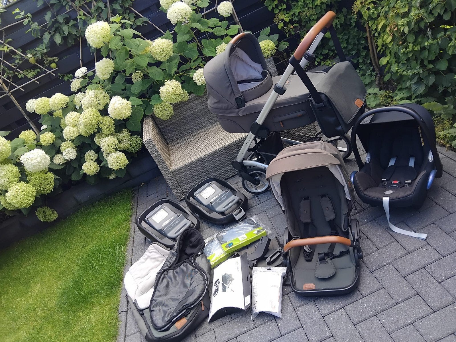 compleet muty nio kinderwagen pakket + maxi-cosi pakket, Ophalen, Mutsy