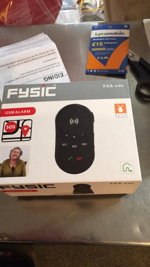 Te koop splinternieuwe risico alarmset, Diversen, Verpleegmiddelen, Ophalen of Verzenden, Nieuw