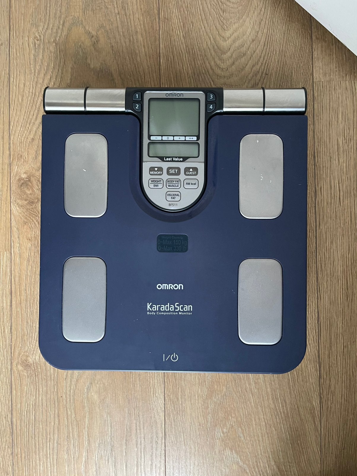 OMRON BF511 Personenweegschaal Digitaal, Ophalen, 1 tot 500 gram, 100 kg of meer, Personenweegschaal
