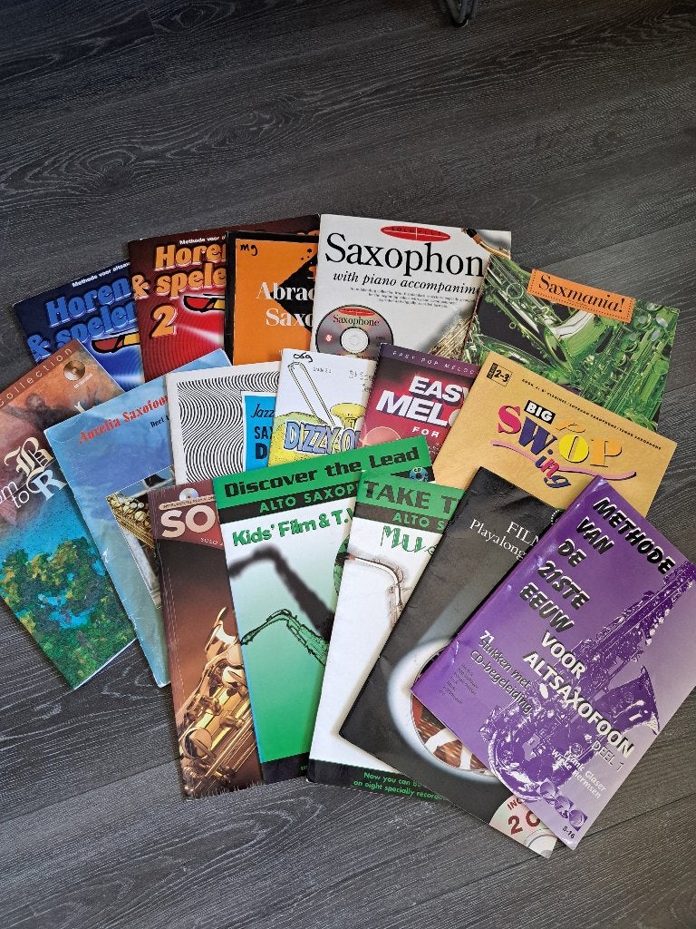 Saxofoonboeken, Saxofoon, Ophalen of Verzenden, Zo goed als nieuw, Artiest of Componist