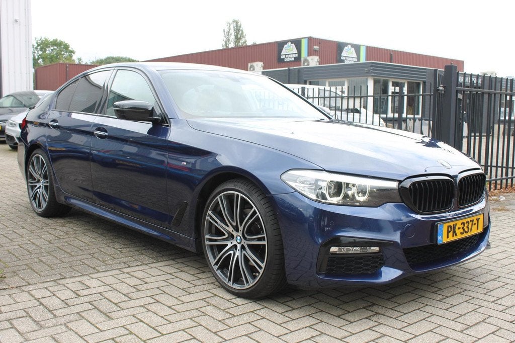 BMW 5-serie 520d Executive M Sport 190PK 20" HUD Camera Tops, Auto's, Automaat, Automatische klimaatregeling, Achterwielaandrijving