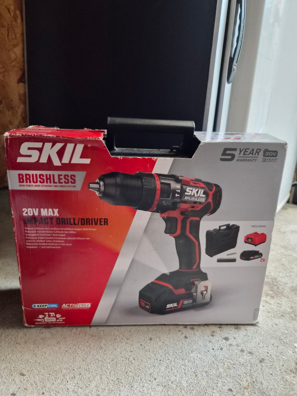 SKIL Brushless 20V Max Impact Drill/Driver - Nieuw in doos, Doe-het-zelf en Verbouw, 600 watt of meer, Nieuw, Ophalen of Verzenden