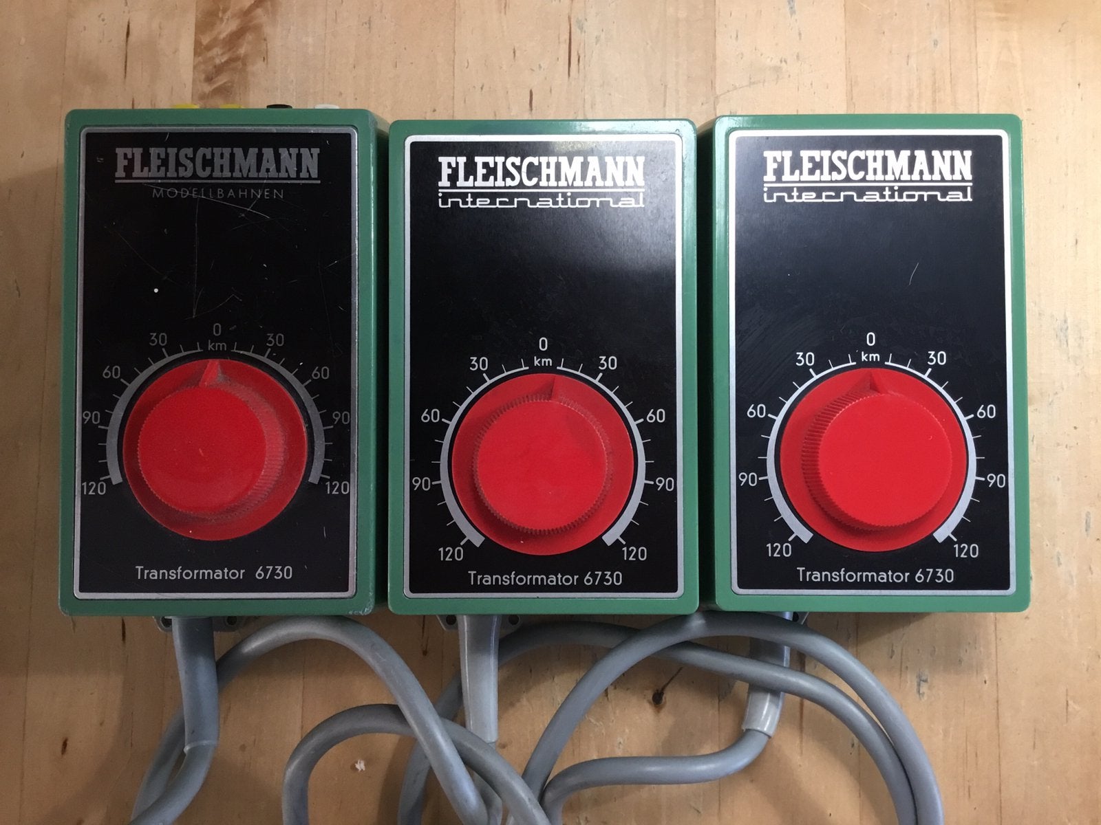 Fleischmann 3 x 6730 trafo, Transformator of Voeding, Gebruikt, Gelijkstroom, Fleischmann