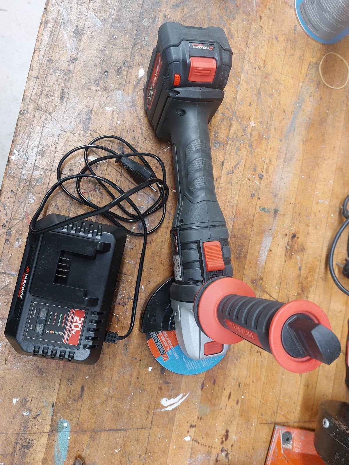 Haakse slijper Parkside Performance., Ophalen, Minder dan 700 watt, Haakse handslijpmachine